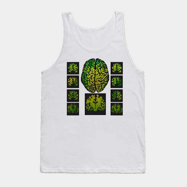 Brain Scanning  Imaging Greeting Card Tank Top by jaml-12